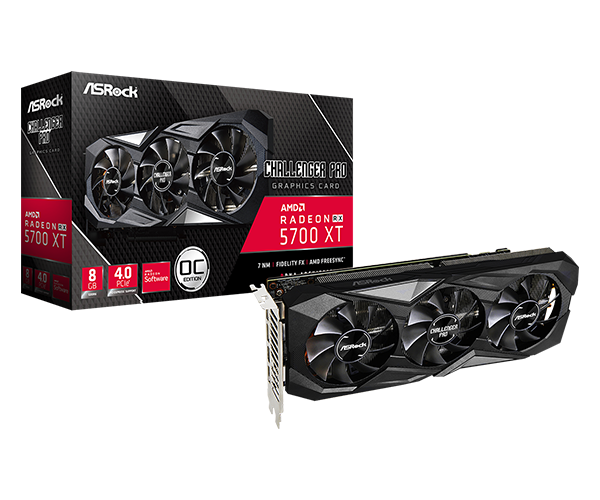 华擎科技> AMD Radeon™ RX 5700 XT Challenger Pro 8G OC